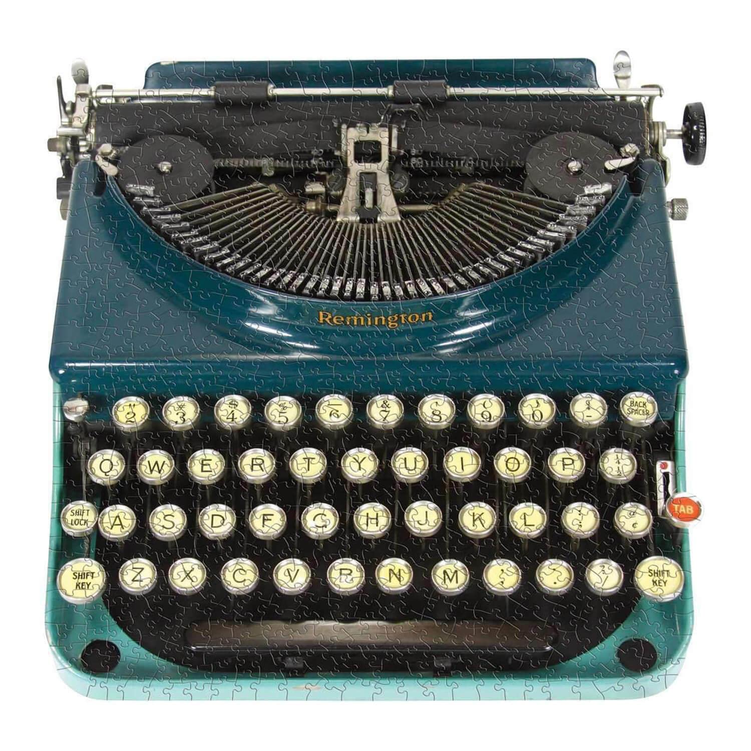 Vintage Typewriter 750 Piece Shaped Puzzle