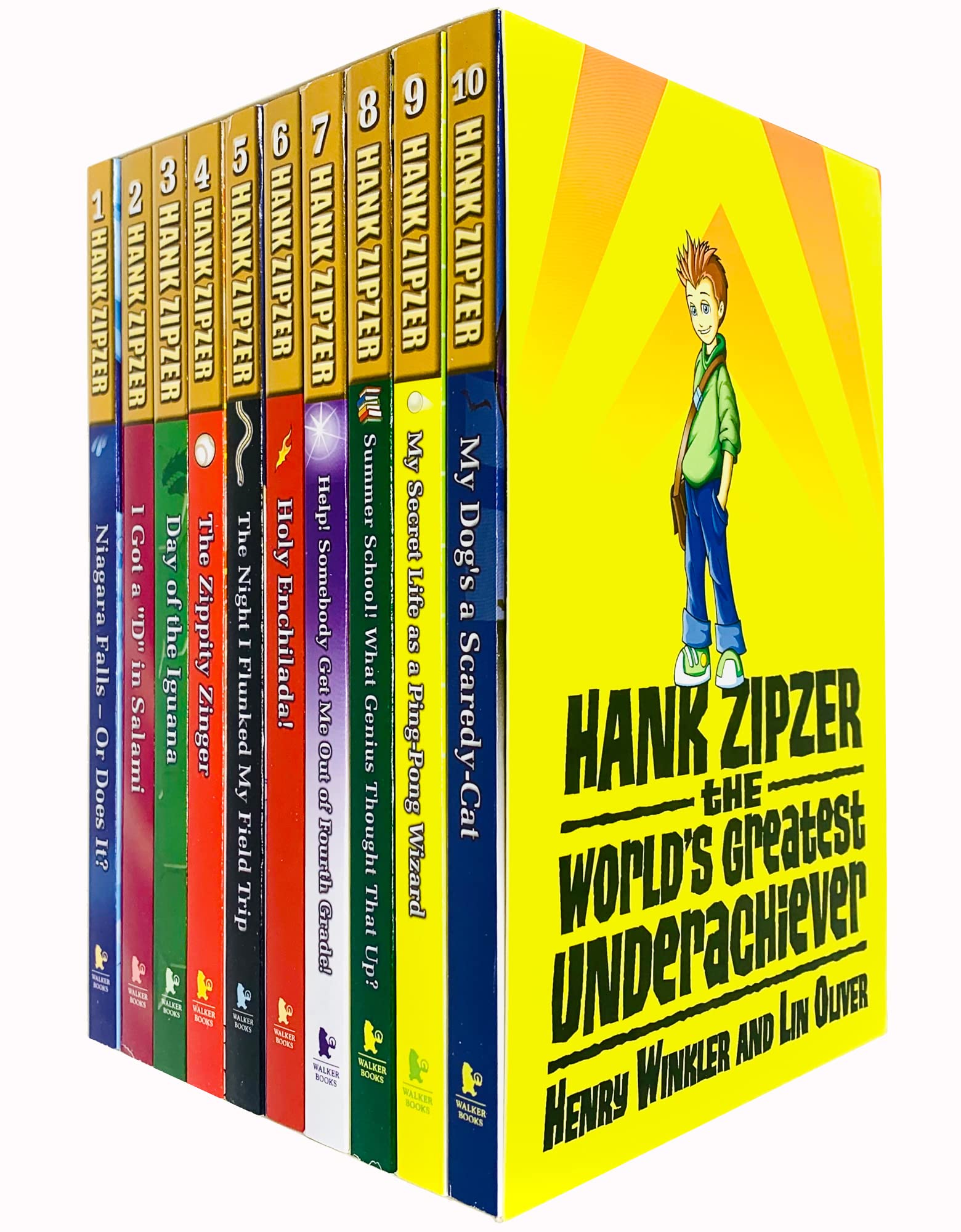 Hank Zipzer The Worlds Greatest Underachiever 10 Book Slipcase Collection
