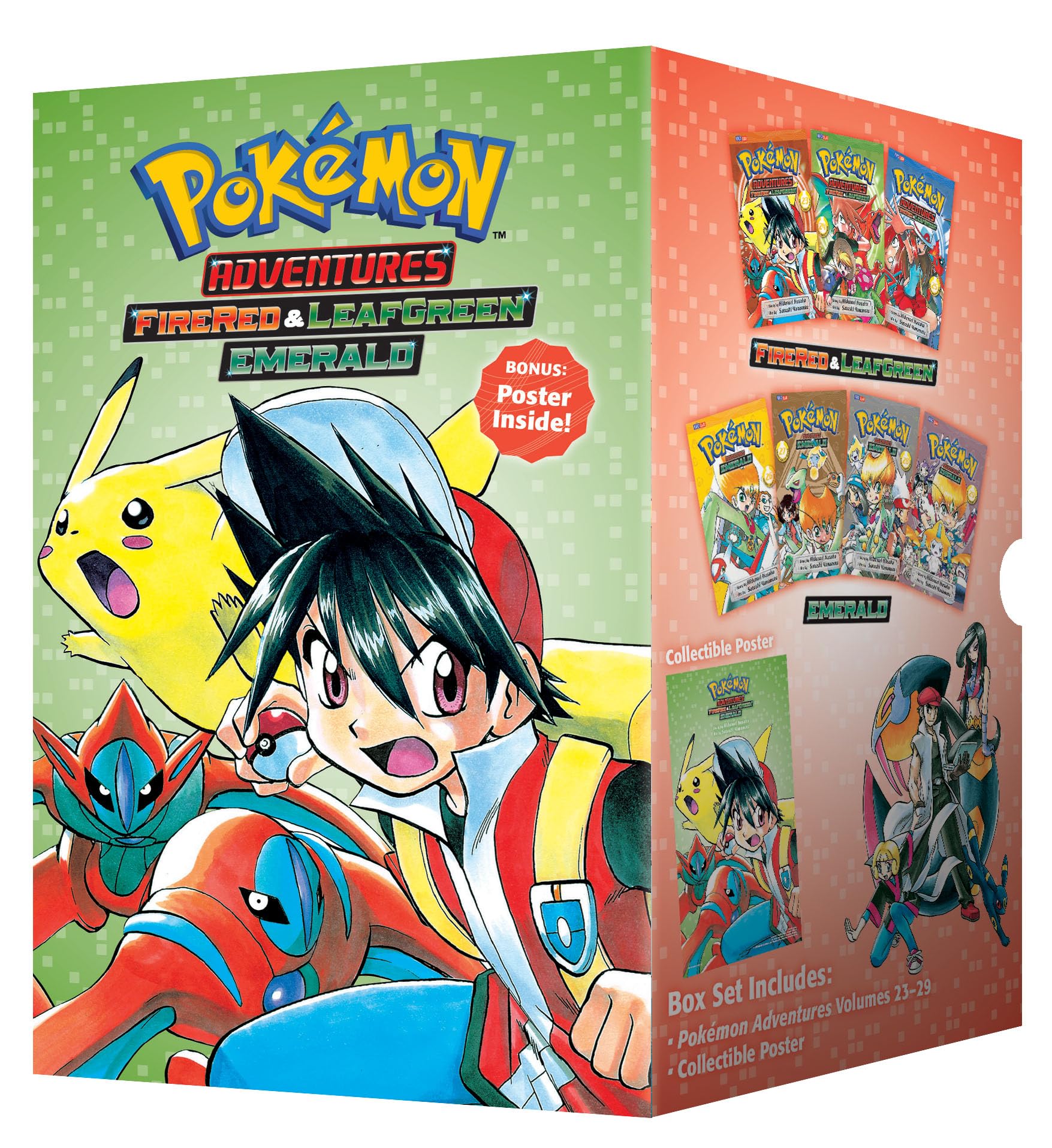 Pokï¿½mon Adventures Firered & Leafgreen / Emerald Box Set