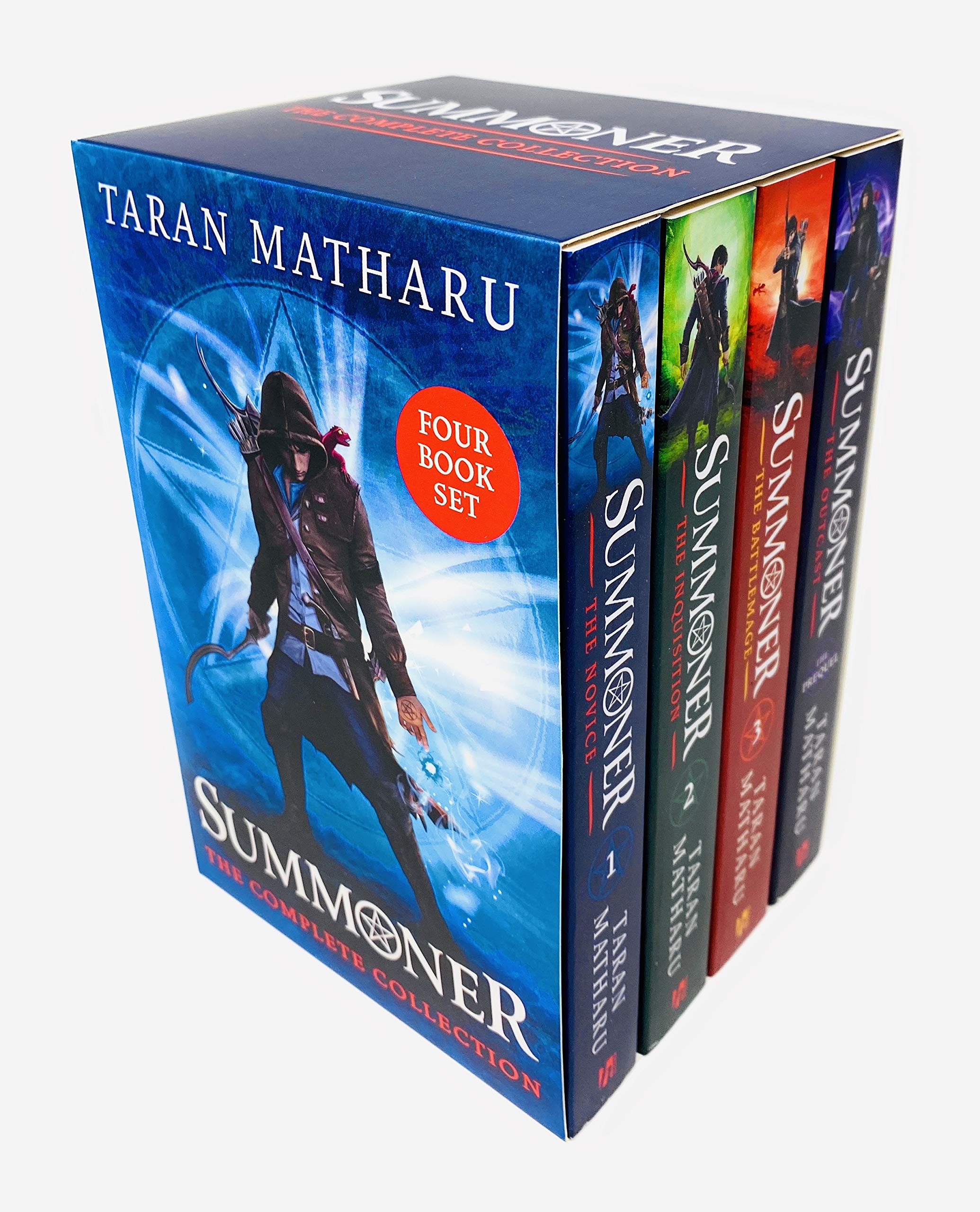 The Summoner 4 Books Box Set Collection By Taran Matharu - The Novice The Inquisitionthe Battlemag..
