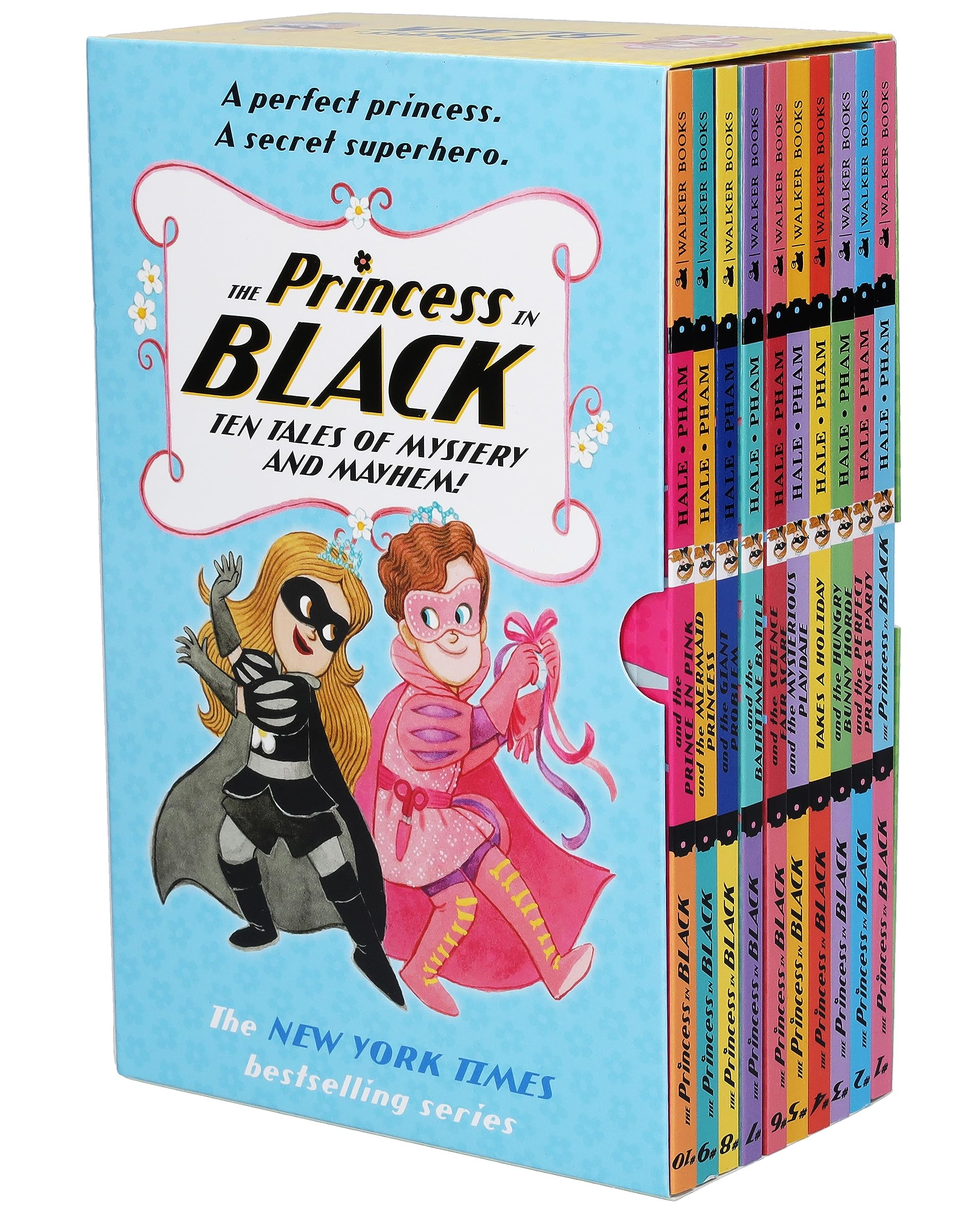 Princess in Black Series 10 Book Collection Box Set – Princess in Black, Hungry Bunny Horde & Fun Adventure Stories for Kids