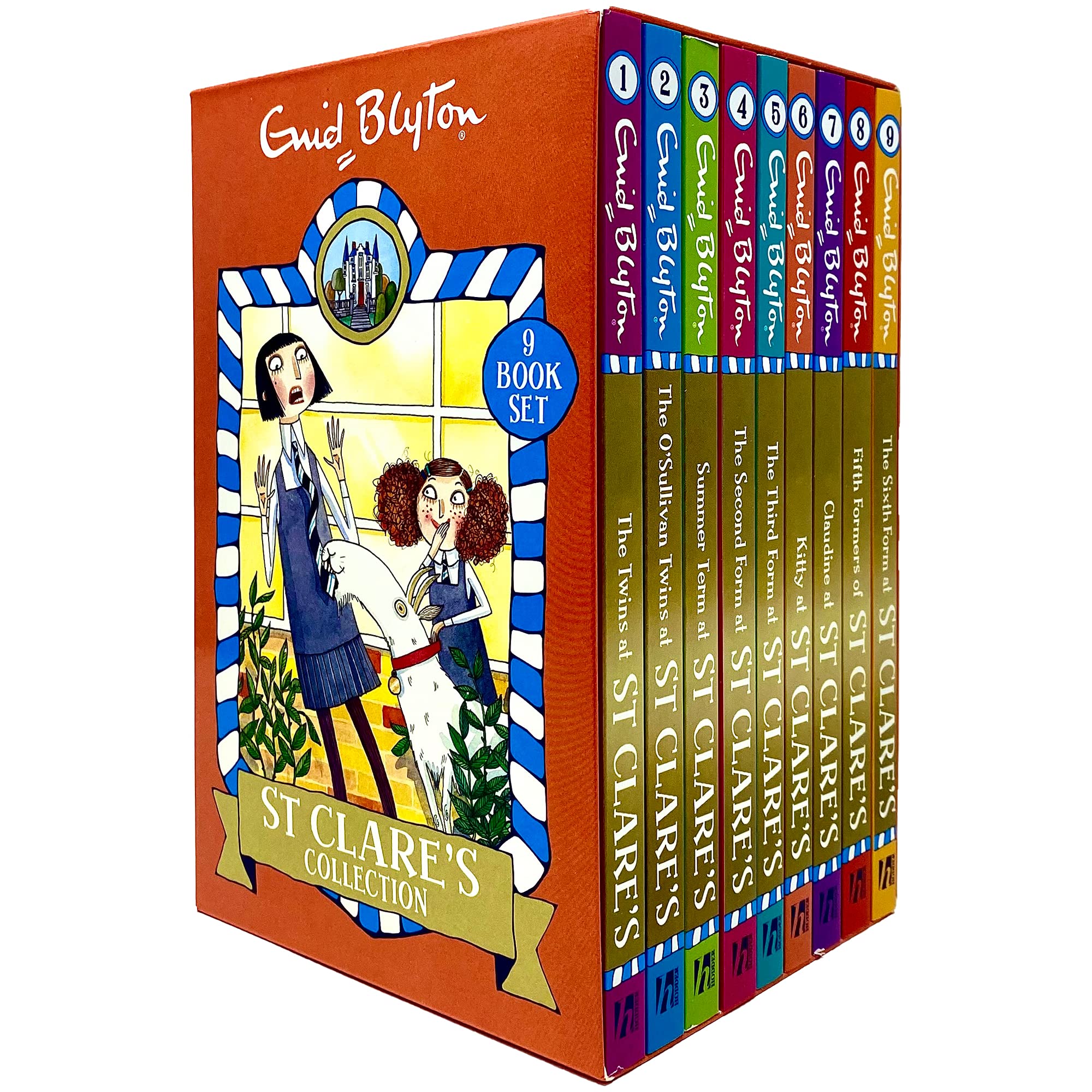 Enid Blyton – St Clare’s: 9 Books Boxed Set Collection | Classic Children’s School Stories