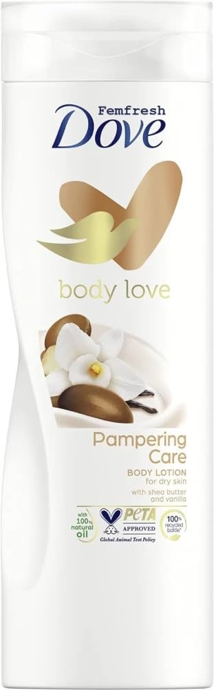 DOVE 400ML BODY LOTION PAMPERING CARE SHEA BUTTER & VANILLA 