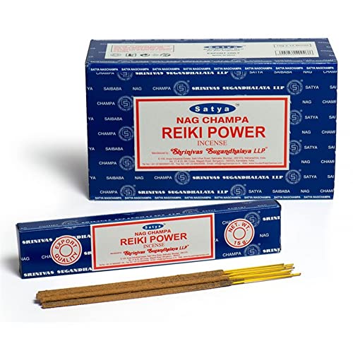 SATYA - REIKI POWER INCENSE STICKS - 12X15G