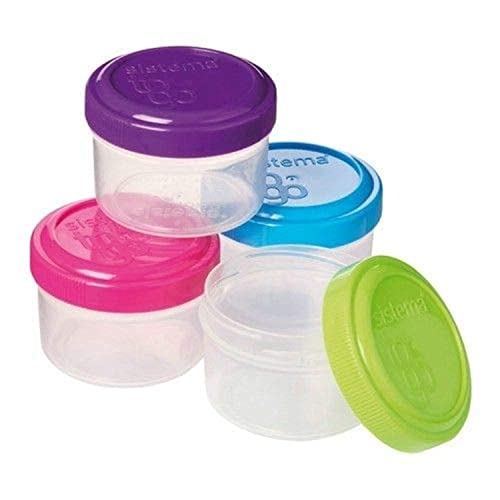 SISTEMA TO GO DRESSING POTS 35ML 4PK