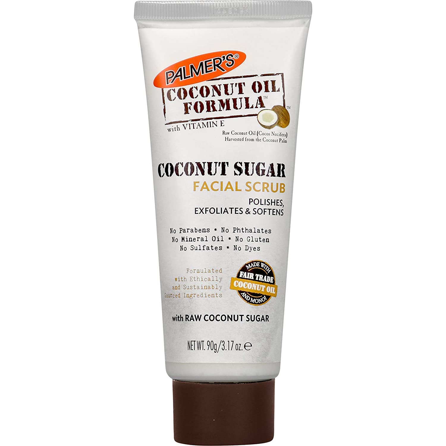 Palmer's Coconut Sugar Facial Scrub 3.17 Ounce (Pack of 2)