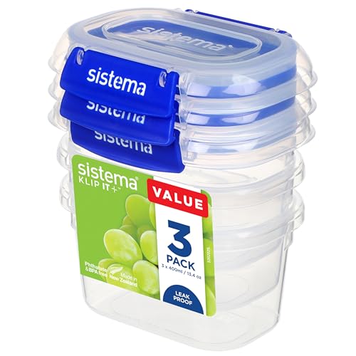 Sistema Food Storage Container KLIP IT+ 3x400ml