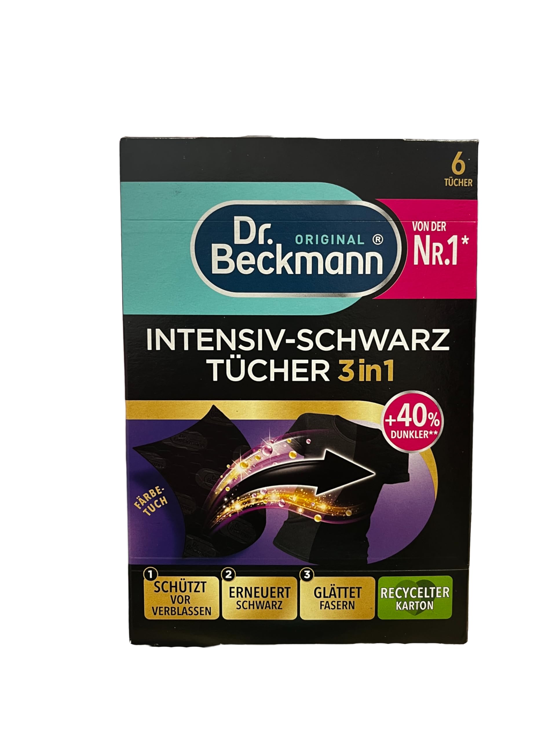Dr Beckmann Intensive Black Cloths | For Intense Black And Smooth Fibers