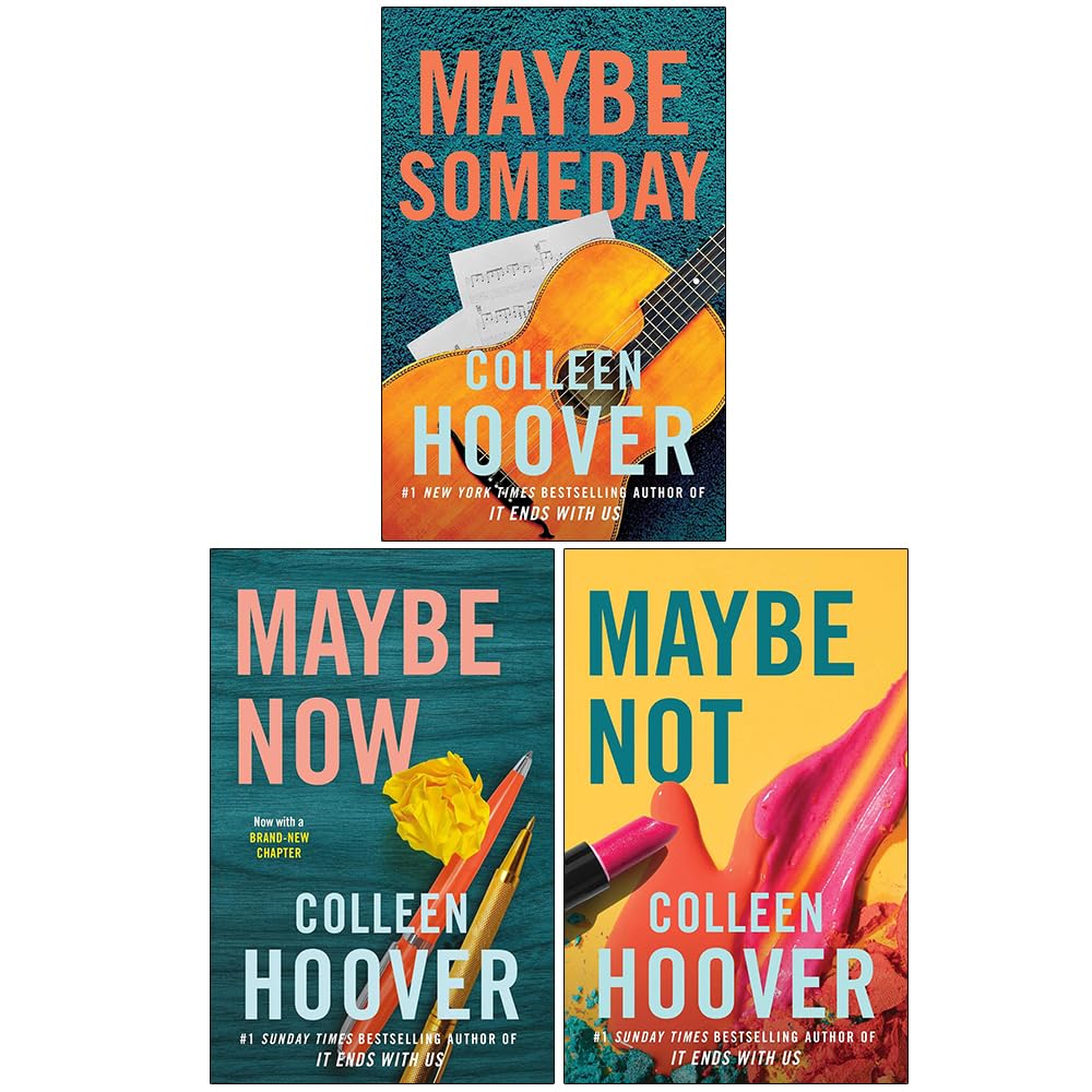Colleen Hoover Maybe Someday Series 3 Books Collection Set | Maybe Someday, Maybe Not & Maybe Now