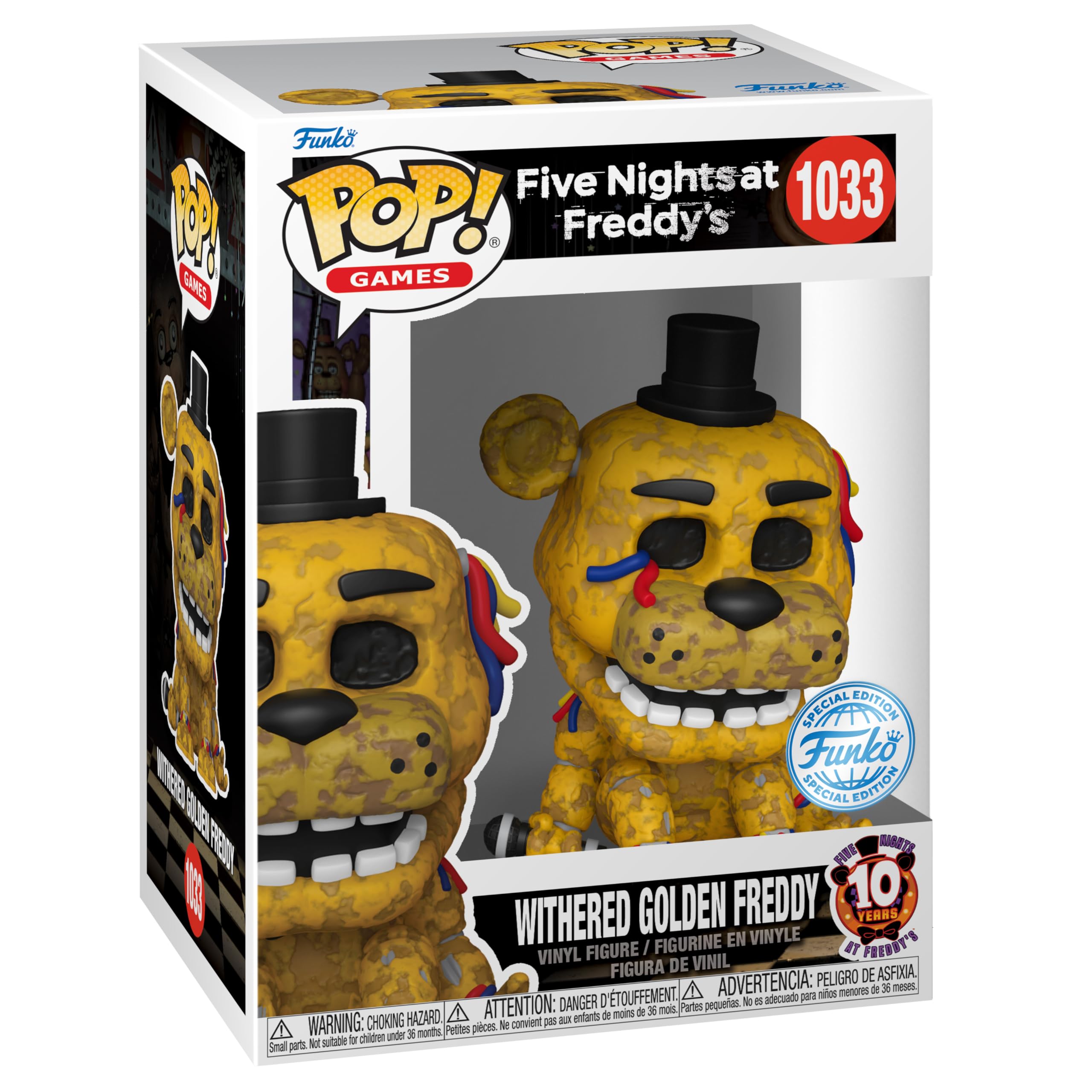Pop! Vinyl - Five Nights At Freddy's - Withered Golden Fred