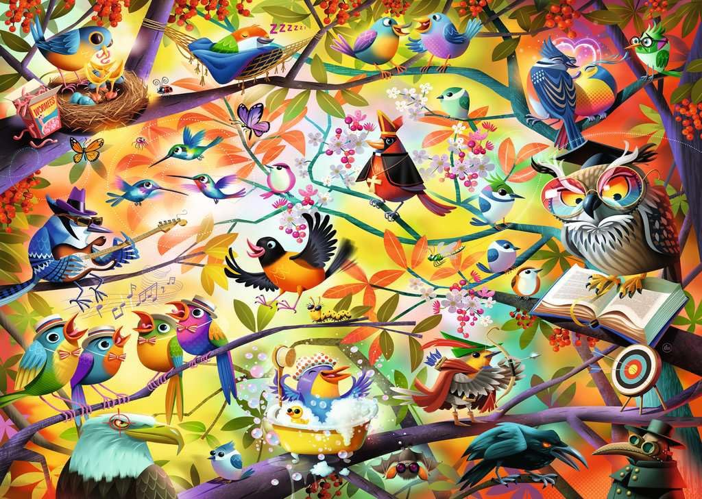 Busy Birdies, 1000pc