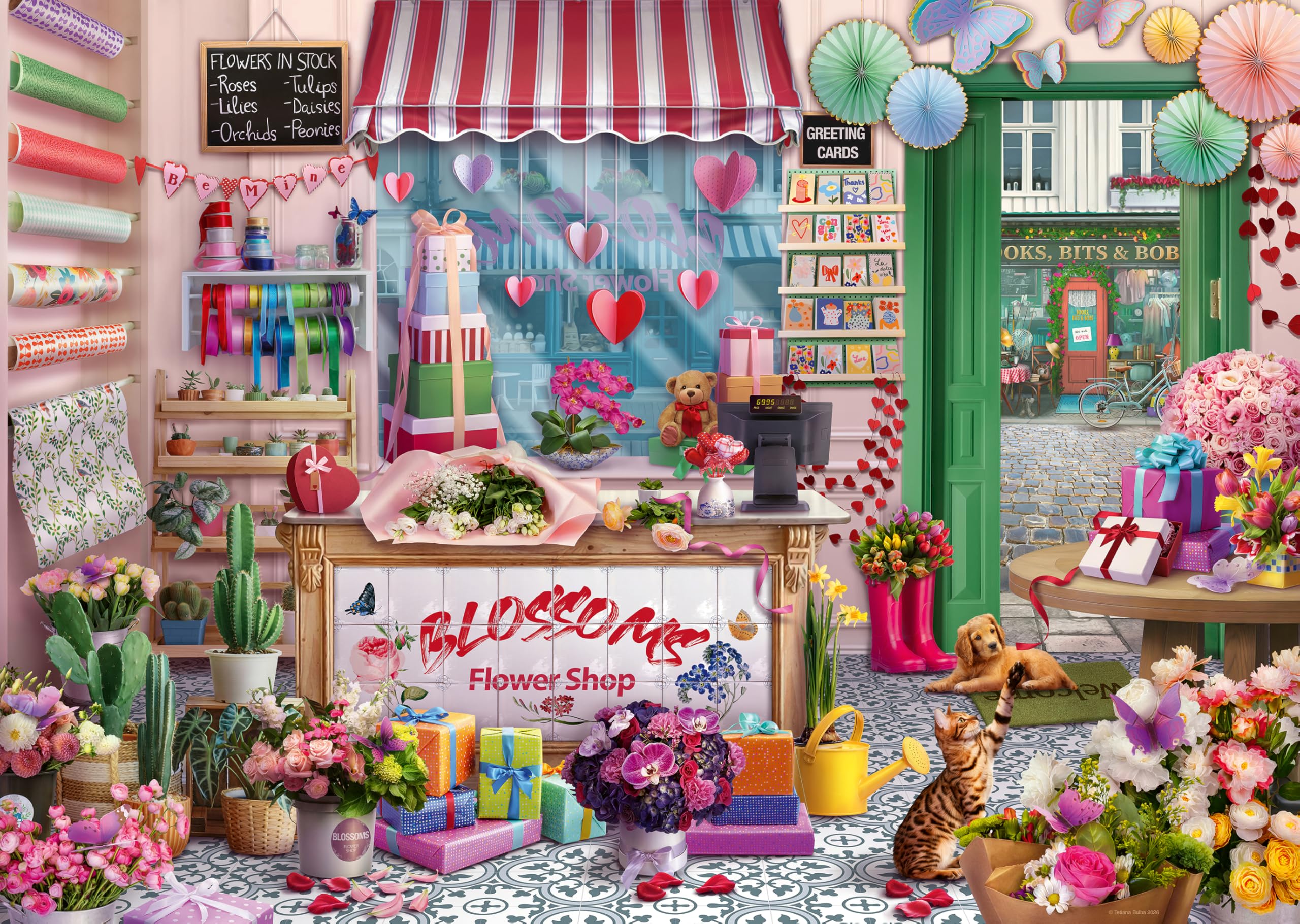 Blossoms Flower Shop, 1000pc