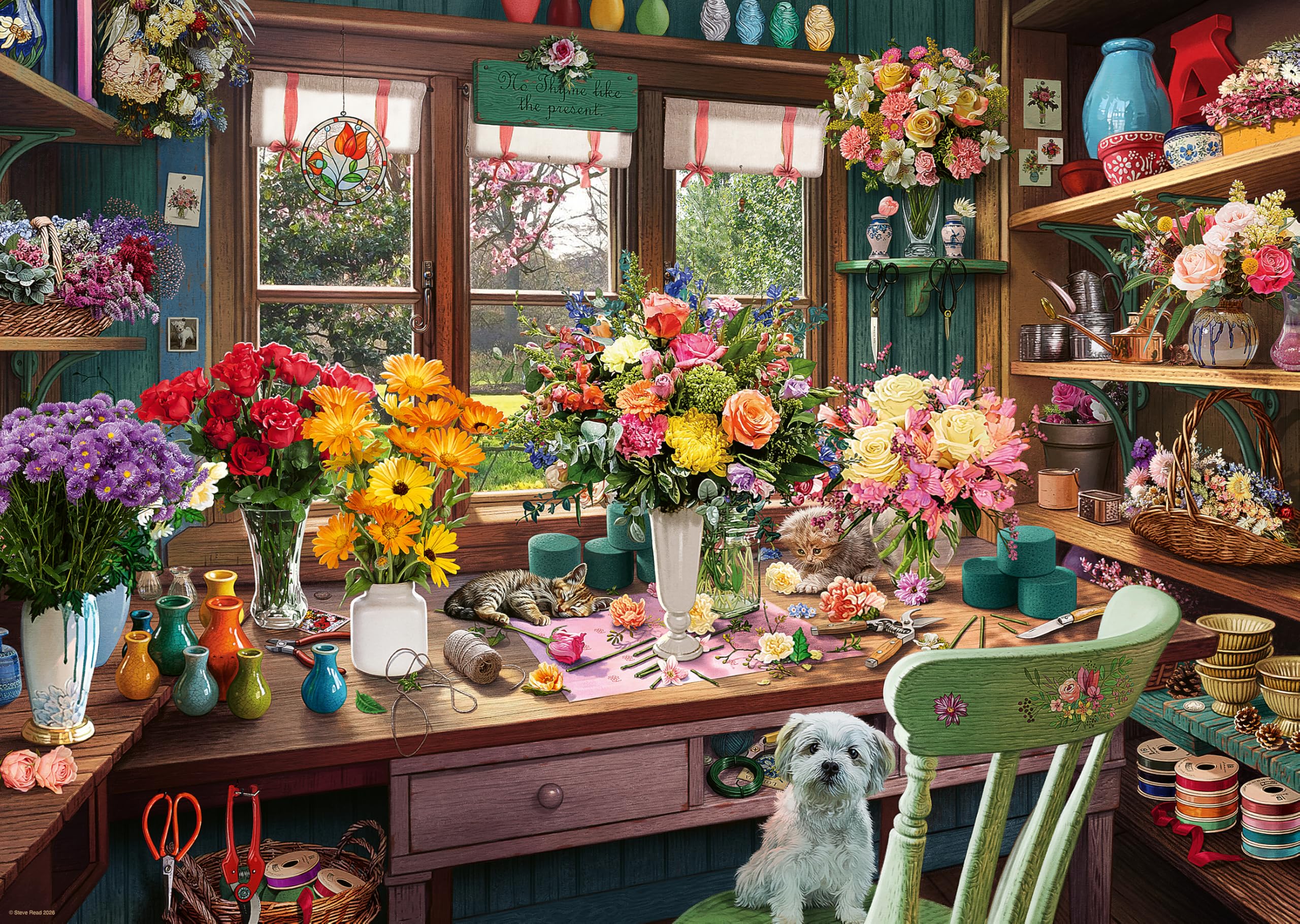 My Haven No 13 The Flower Arrangers Shed, 1000pc